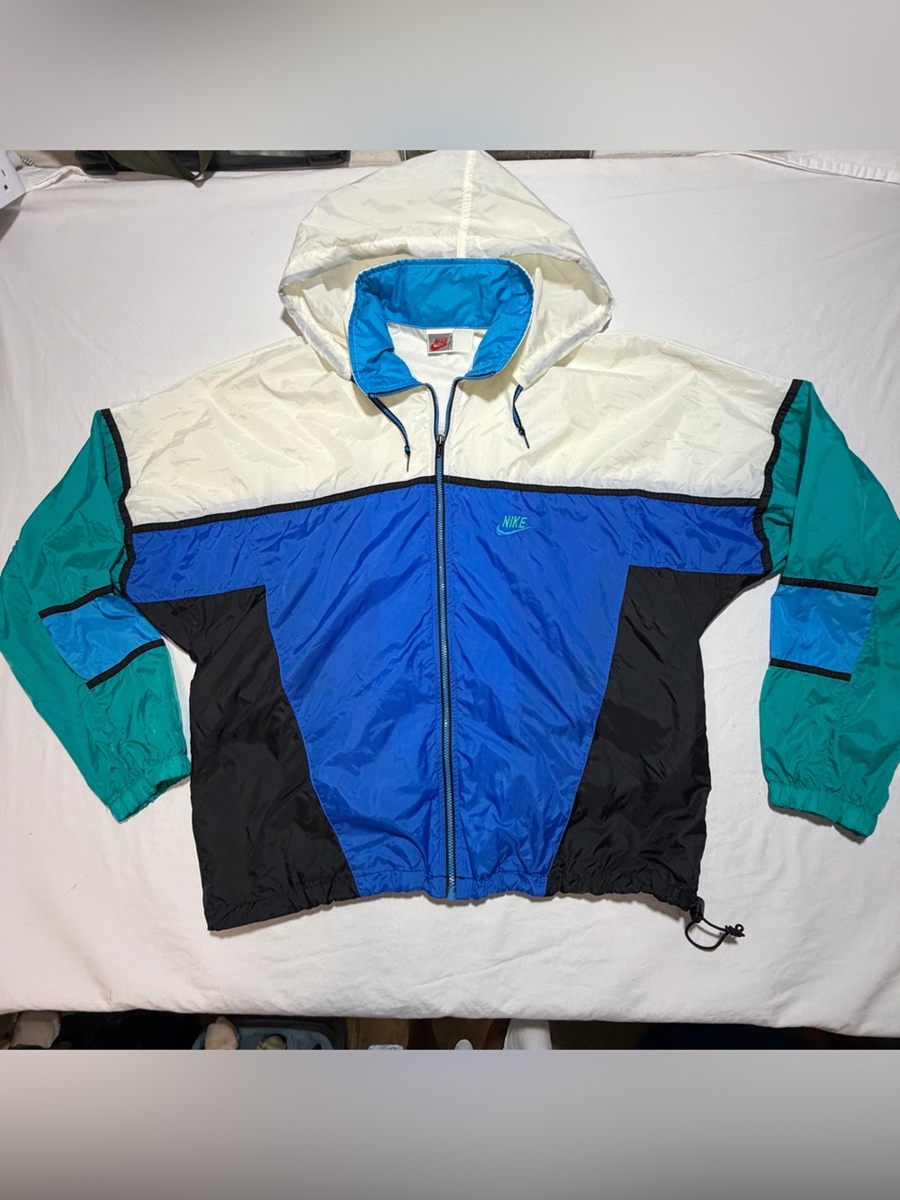 Nike vintage 90s color block windbreaker